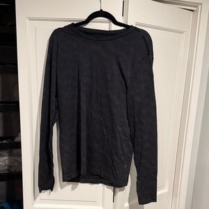 Lululemon Metal Vent Black Long Sleeve Top
